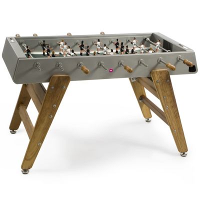 RS Barcelona RS3 Wood Football Table - Color: Silver - RS3W-X