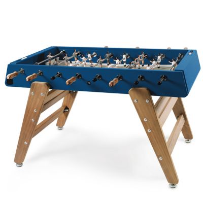 RS Barcelona RS3 Wood Football Table - Color: Blue - RS3W-4N