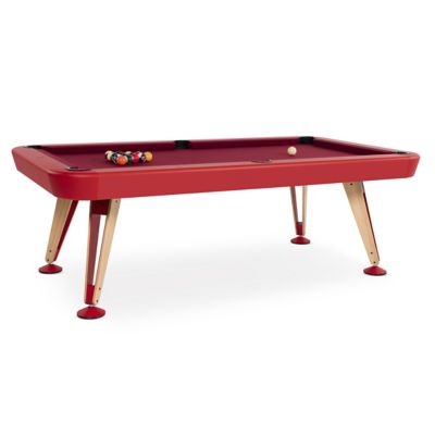 RS Barcelona Diagonal Pool Table - Color: Matte - Size: 7 ft - DIPTA7-3OAK