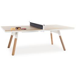 You and Me Oak Ping Pong Table
