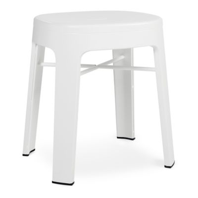 RS Barcelona Ombra Low Stool - Color: White - OMLOW-1N