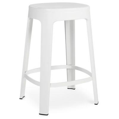 RS Barcelona Ombra Stool - Color: White - OMCOU-1N