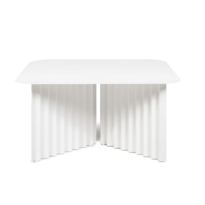 RS Barcelona Plec Medium Coffee Table - Color: White - PLESTM-1N