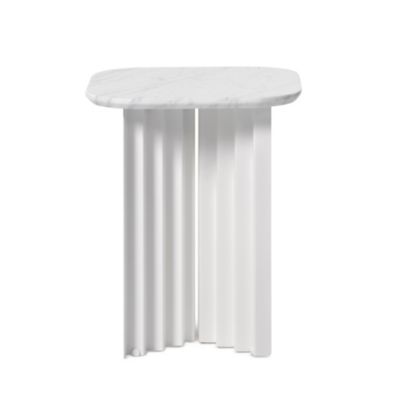 RSB1910936 RS Barcelona Plec Small Side Table - Color: White  sku RSB1910936