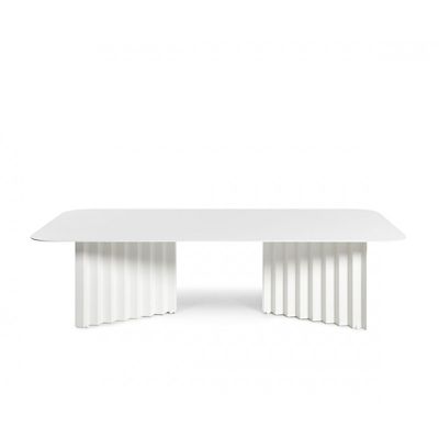 RS Barcelona Plec Large Coffee Table - Color: White - PLESTL-1N