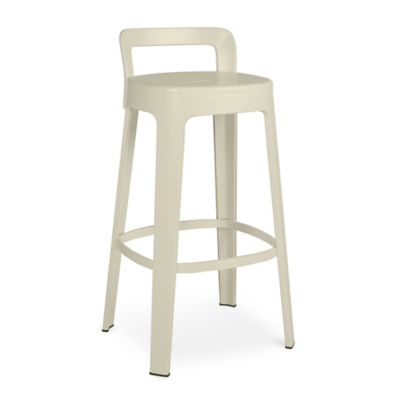 RSB2177512 RS Barcelona Ombra Stool with Backrest - Color: Gr sku RSB2177512