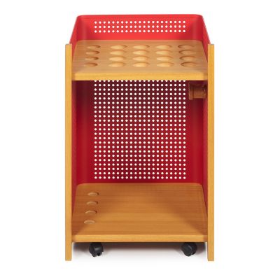 RS Barcelona Mou Floor Cue Rack - Color: Red - MOUFLOORAOK-3N