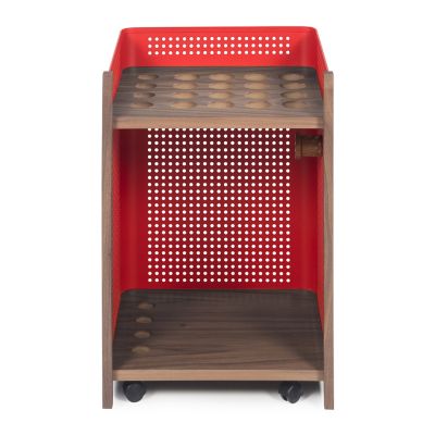 RS Barcelona Mou Floor Cue Rack - Color: Red - MOUFLOORAWT-3N