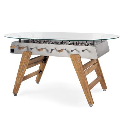 RSB2177043 RS Barcelona RS3 Wood Oval Dining Foosball Table - sku RSB2177043