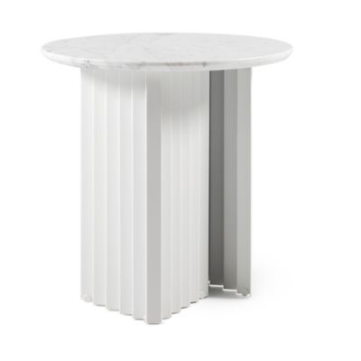 RSB2191064 RS Barcelona Plec Outdoor Side Table - Color: Whit sku RSB2191064