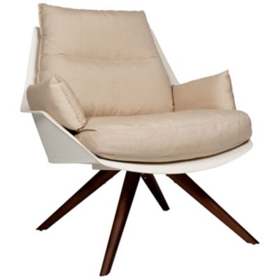 Resol Anou Wood Legs Armchair - Color: Brown - 70137//1X/