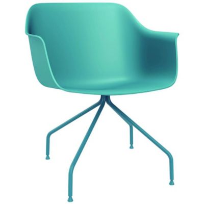 Resol Shape Spider Leg Armchair - Set of 2 - Color: Blue - 05210//2X/