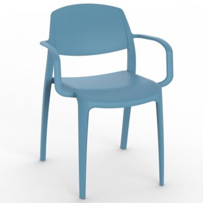 Resol Smart Armchair - Set of 4 - Color: Blue - 05373//4X/