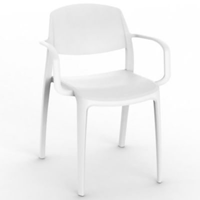 Resol Smart Armchair - Set of 4 - Color: White - 05370//4X/