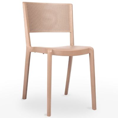 Resol Spot Eco Recycled Chair - Set of 4 - Color: Brown - 05501//4X/