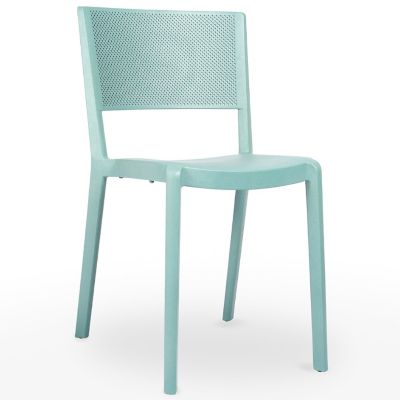 Resol Spot Eco Recycled Chair - Set of 4 - Color: Blue - 05503//4X/