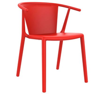 Resol Steely Armchair - Set of 4 - Color: Red - 04029//4X/