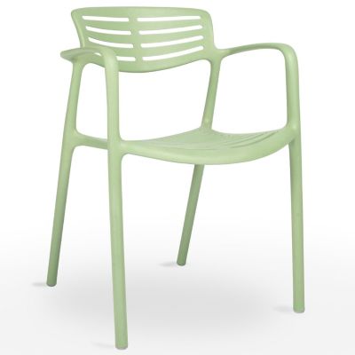 Resol Toledo Aire Eco Recycled Arm Chair - Set of 4 - Color: Green - 05498/