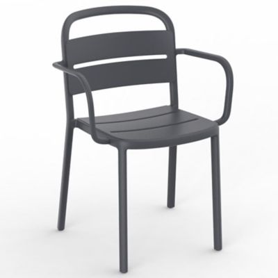 Resol Como Armchair - Set of 4 - Color: Grey - 05350//4X/