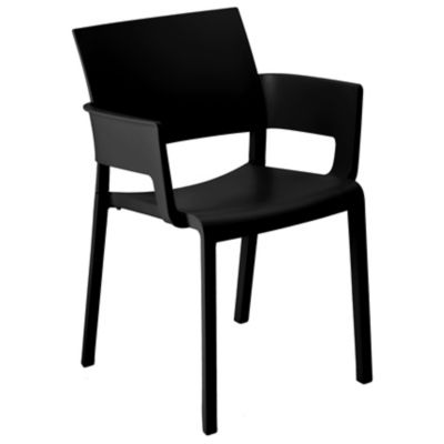 Resol Fiona Armchair - Set of 4 - Color: Black - 00765//4X/