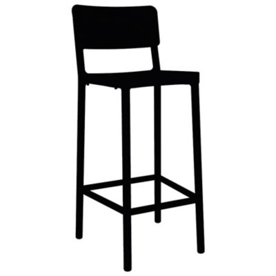 Resol Lisboa Counter Stool - Set of 4 - Color: Black - Size: Bar - 03897//4