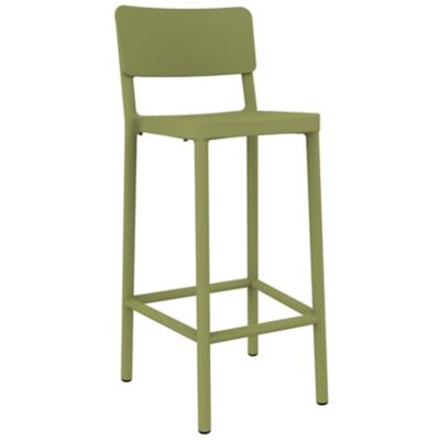 Resol Lisboa Counter Stool - Set of 4 - Color: Green - Size: Bar - 03899//4