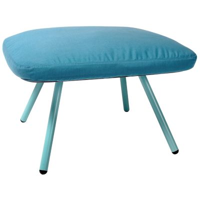 Resol Anou Outdoor Pouf Side Table - Color: Turquoise - 70350//1X/