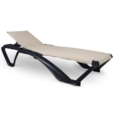 Resol Marina Club Outdoor Sunlounger - Set of 2 - Color: Beige - 03978//2X/