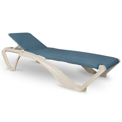 Resol Marina Club Outdoor Sunlounger - Set of 2 - Color: Blue - 05578//2X/