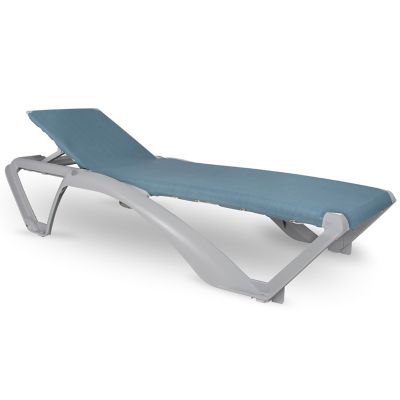 Resol Marina Club Outdoor Sunlounger - Set of 2 - Color: Blue - 05581//2X/