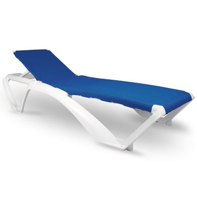 Resol Marina Club Outdoor Sunlounger - Set of 2 - Color: Blue - 03970//2X/