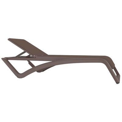 Resol Sky Club Outdoor Sunlounger - Set of 2 - Color: Brown - 03919//2X/