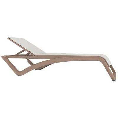 Resol Sky Club Outdoor Sunlounger - Set of 2 - Color: Brown - 03936//2X/