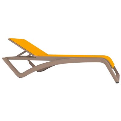 Resol Sky Club Outdoor Sunlounger - Set of 2 - Color: Brown - 03931//2X/