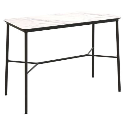 Resol Hub Rectangular High Table - Color: White - Size: 59" - 06467//1X/