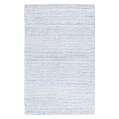Huxe Denim Field Area Rug in Beige, Size: 5 ft x 8 ft