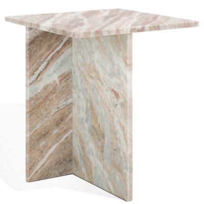 Huxe Adrianoz Side Table in Brown, Size: 23"
