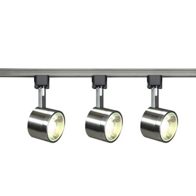 Satco Lighting LED Track Lighting Kit - 12 Watt - Color: Silver - Size: 3 l