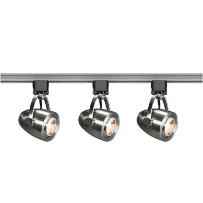 Satco Lighting 12W Pinch Back LED Track Lighting Kit - Color: Silver - TK41