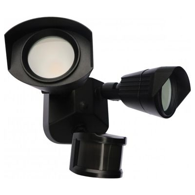 Satco Lighting LED Security Light - Color: Black - 65/215