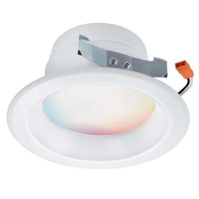 Satco Lighting Starfish LED Recessed 4 in Downlight - Color: White - Size: 