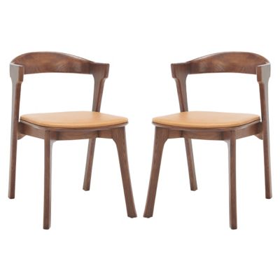 Alder & Ore Raelynn Dining Chair, Set of 2 in Brown