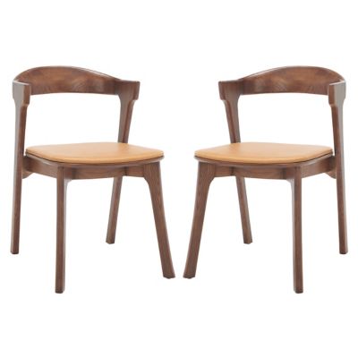 Alder & Ore Raelynn Dining Chair, Set of 2 - Color: Brown