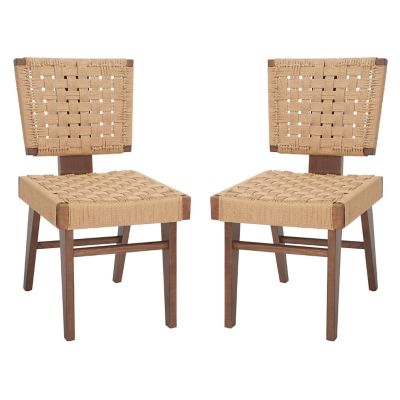 SAV2443375 Alder & Ore Ulima Woven Dining Chair, Set of 2 - C sku SAV2443375