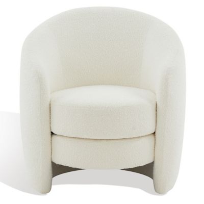 Alder & Ore Nadeana Boucle Accent Chair in Cream