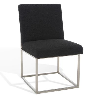 Alder & Ore Ewa Boucle Dining Chair - Color: Black