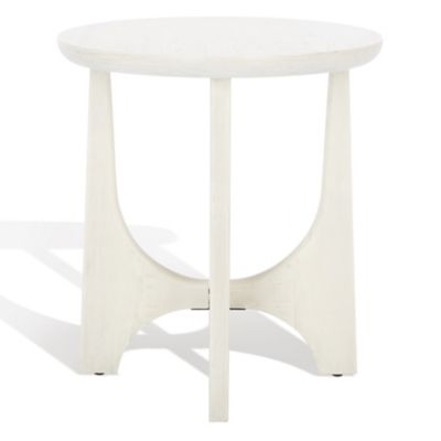 Alder & Ore Allison Accent Table - Color: White