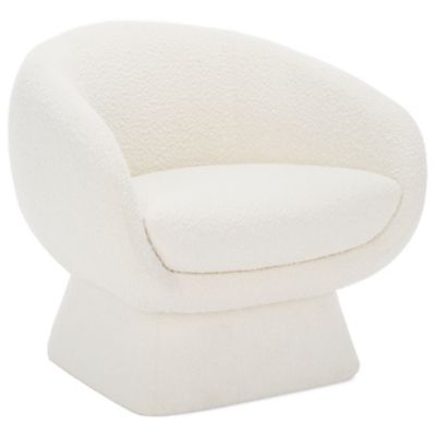 Alder & Ore Inaya Modern Accent Chair - Color: White