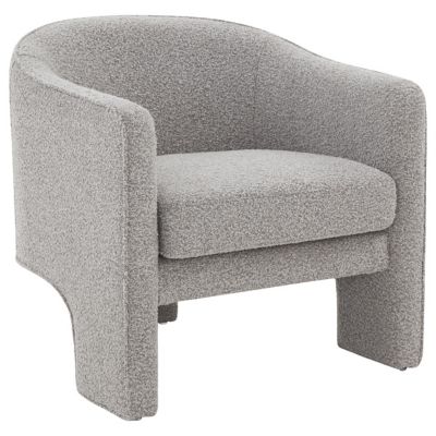 Alder & Ore Oberon Boucle Accent Chair - Color: Grey