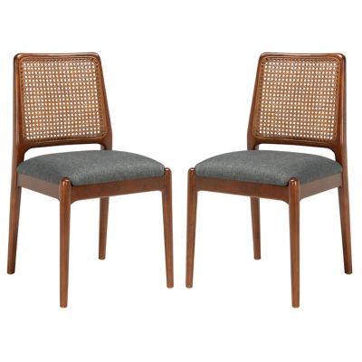 Alder & Ore Josefa Rattan Dining Chair, Set of 2 - Color: Brown